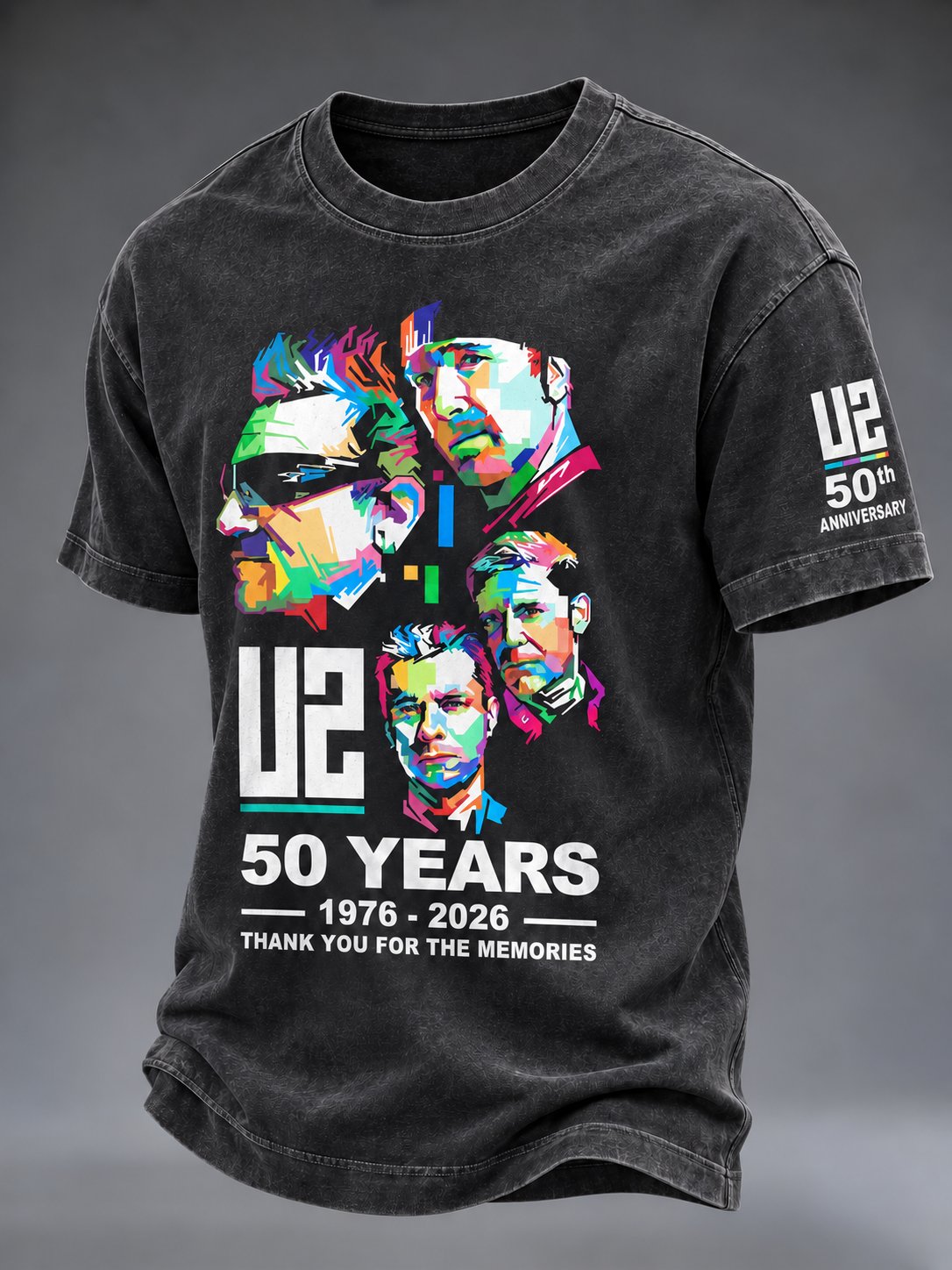 Men's Musical Art Print Casual T-shirt