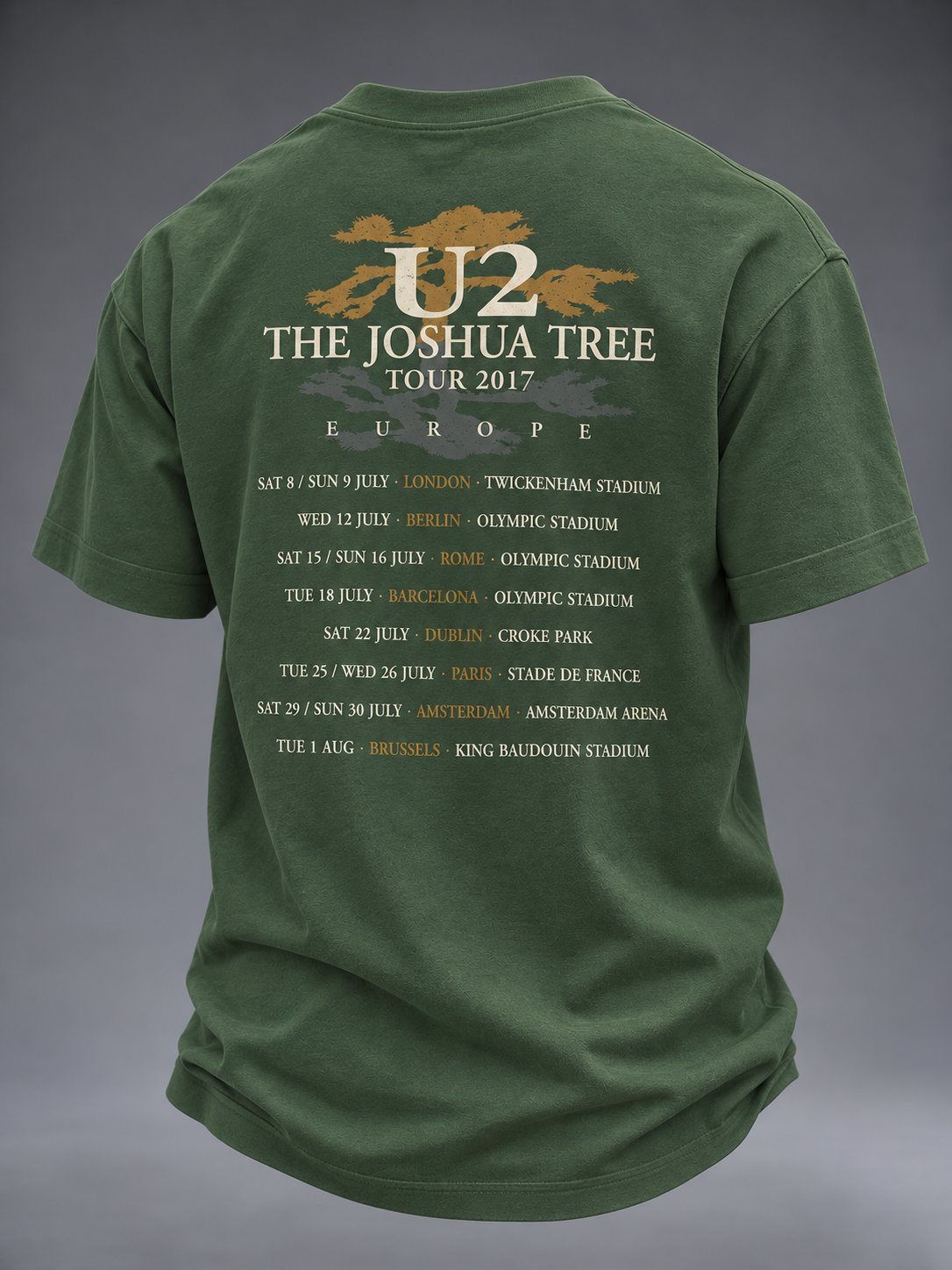Men's Musical Art Print Casual T-shirt