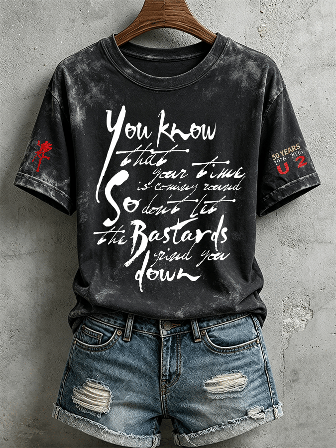 Music Lover Printed Short-Sleeve T-Shirt
