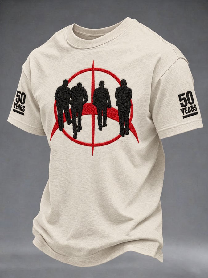 Men's Rock Band Music Print T-shirt