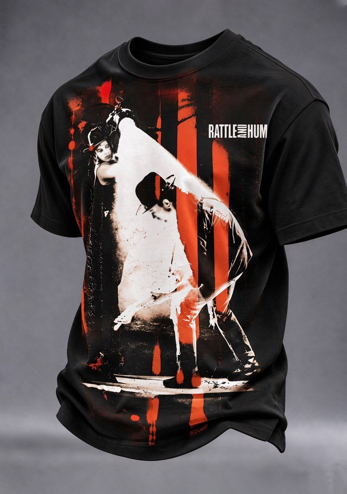 Men's Rock Band Music Print T-shirt