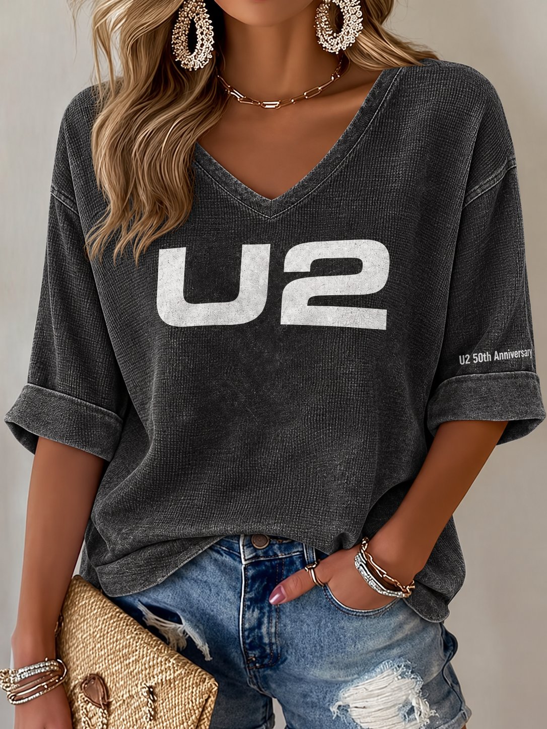 Women's Musical Art Printed T-shirt