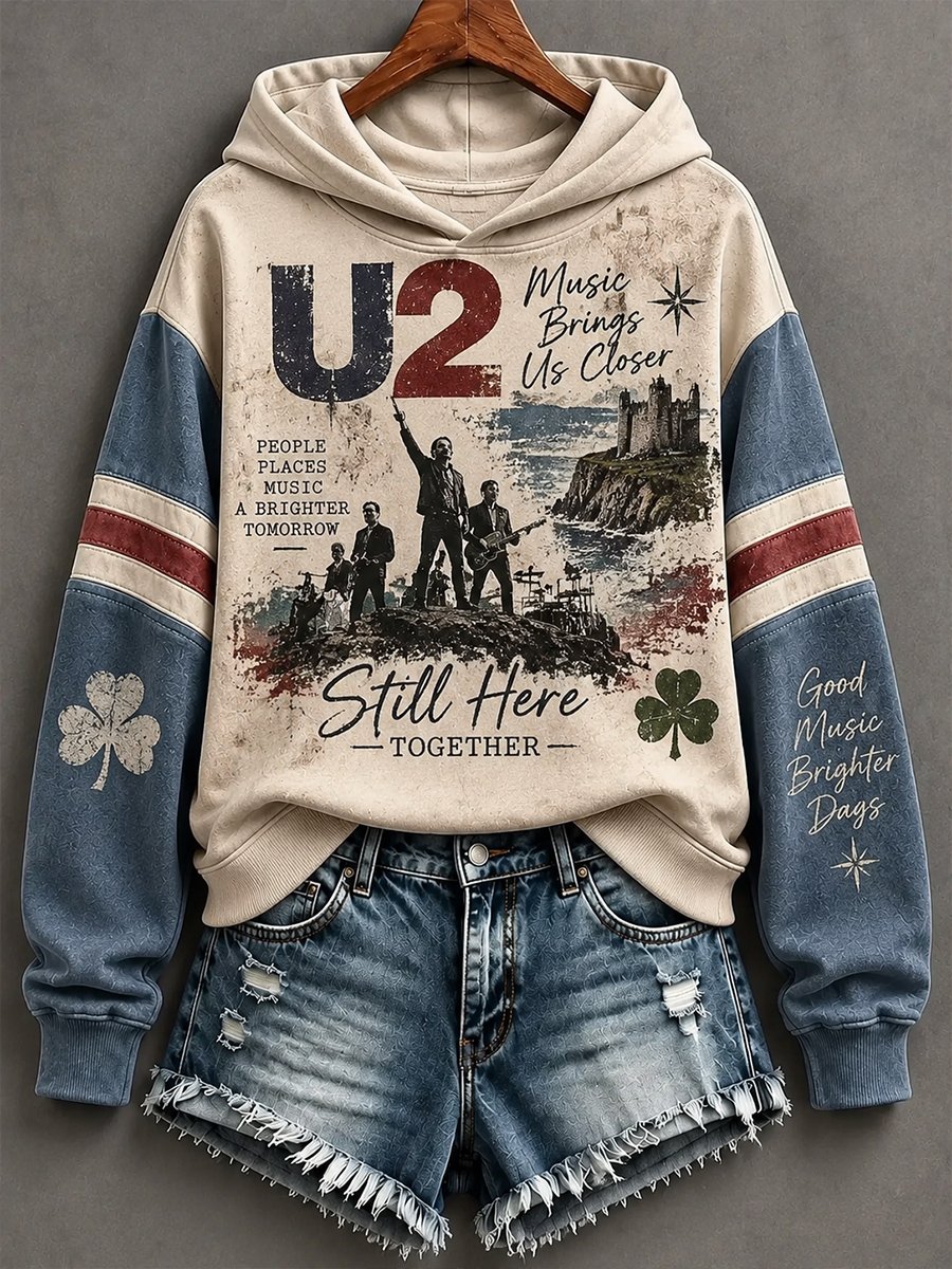 Women's Casual Graphic Top for Music Lovers