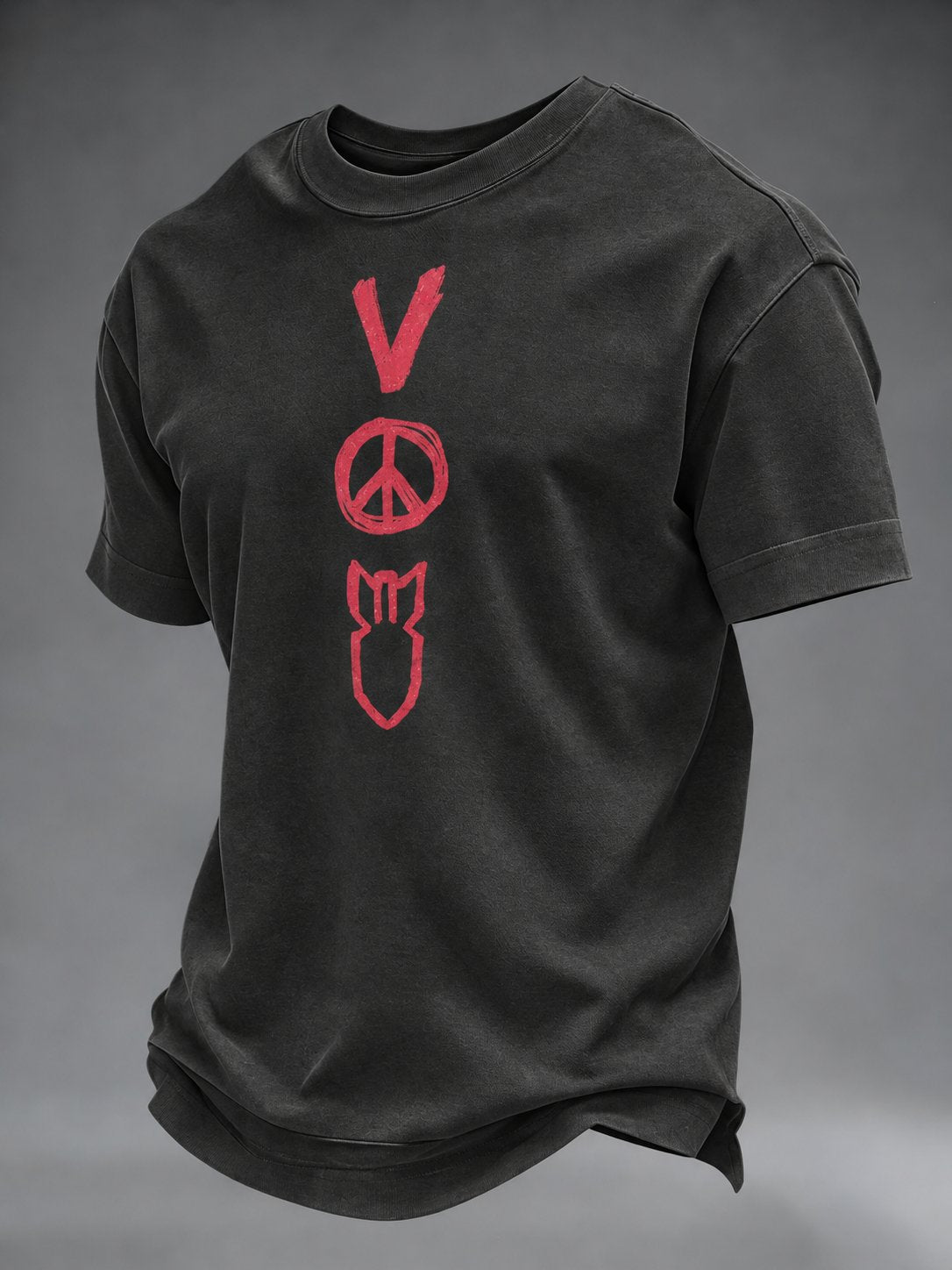 Men's Musical Art Print Casual T-shirt