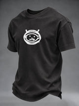 Men's Musical Art Print Casual T-shirt