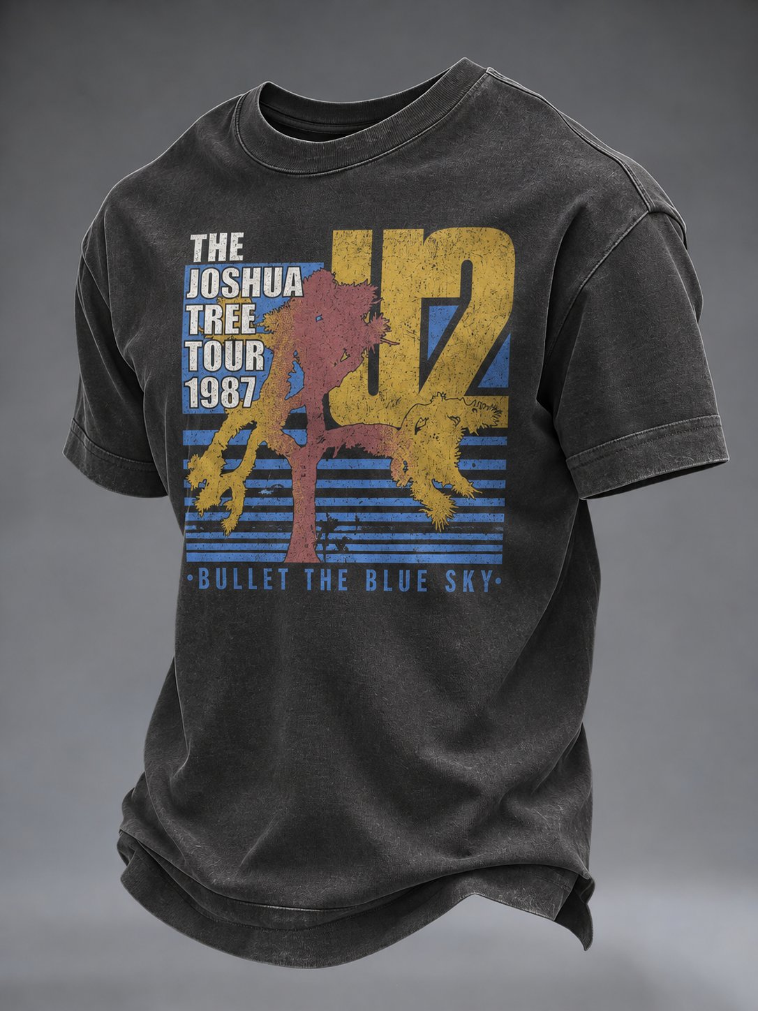 Men's Musical Art Print Casual T-shirt