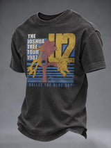 Men's Musical Art Print Casual T-shirt