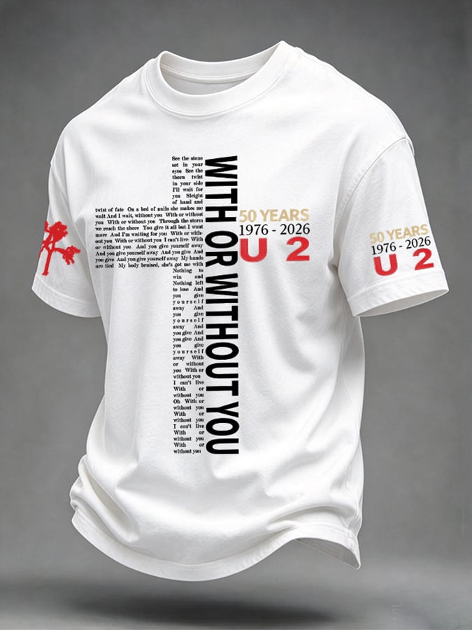 Music Lover Printed Short-Sleeve T-Shirt