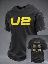 Men's Musical Art Print Casual T-shirt