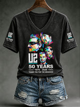 Women's Musical Art Print T-Shirt