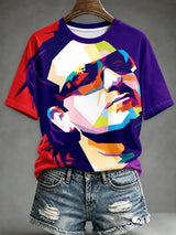 Women's Music-Print T-Shirt