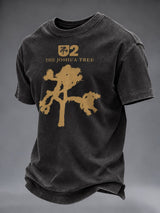 Men's Musical Art Print Casual T-shirt
