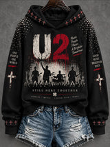 Women's Casual Graphic Top for Music Lovers