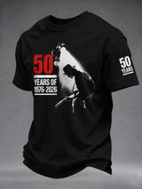 Men's Rock Band Music Print T-shirt