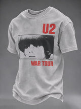 Men's Musical Art Print Casual T-shirt