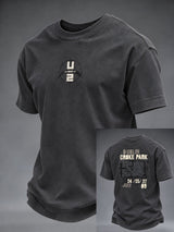 Men's Musical Art Print Casual T-shirt