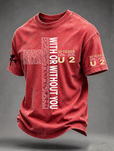 Music Lover Printed Short-Sleeve T-Shirt