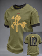 Men's Musical Art Print Casual T-shirt