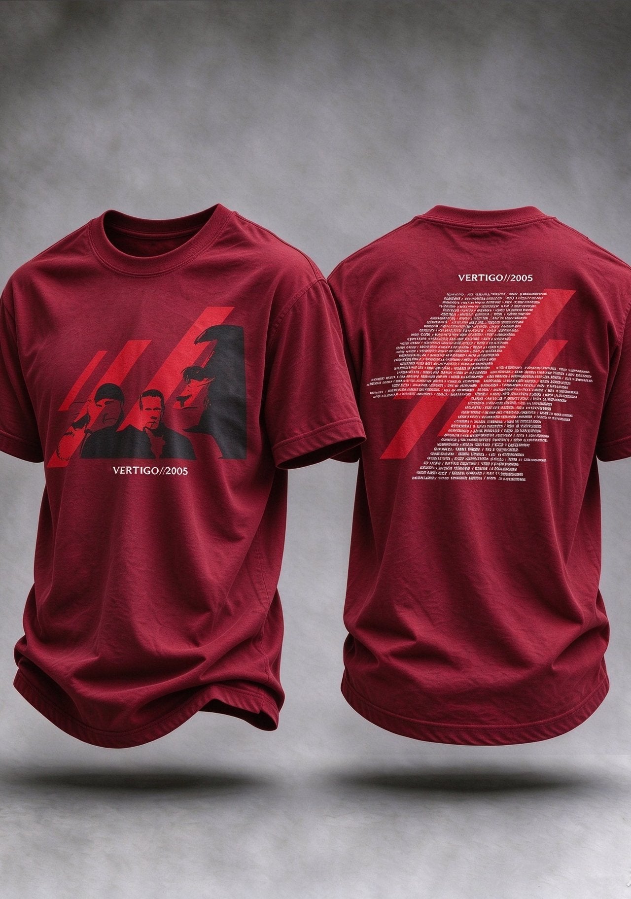 Men's Rock Band Music Print T-shirt