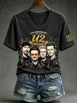 Women's Musical Art Print T-Shirt
